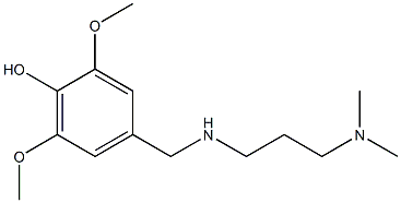 4-({[3-(dimethylamino)propyl]amino}methyl)-2,6-dimethoxyphenol