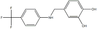 4-({[4-(trifluoromethyl)phenyl]amino}methyl)benzene-1,2-diol|