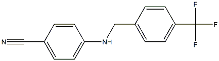 4-({[4-(trifluoromethyl)phenyl]methyl}amino)benzonitrile