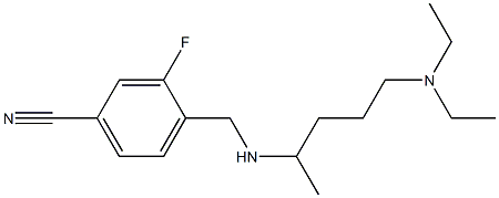  4-({[5-(diethylamino)pentan-2-yl]amino}methyl)-3-fluorobenzonitrile