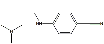 4-({2-[(dimethylamino)methyl]-2-methylpropyl}amino)benzonitrile|