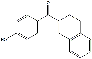 4-(1,2,3,4-tetrahydroisoquinolin-2-ylcarbonyl)phenol Structure