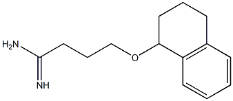 4-(1,2,3,4-tetrahydronaphthalen-1-yloxy)butanimidamide Structure