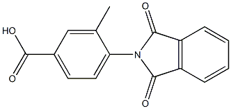 4-(1,3-dioxo-1,3-dihydro-2H-isoindol-2-yl)-3-methylbenzoic acid,,结构式