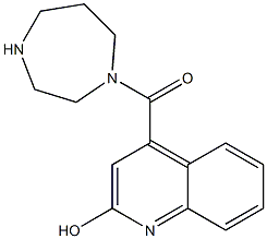 4-(1,4-diazepan-1-ylcarbonyl)quinolin-2-ol Structure