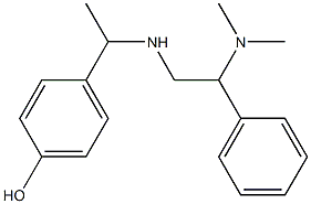 4-(1-{[2-(dimethylamino)-2-phenylethyl]amino}ethyl)phenol