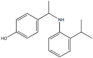 4-(1-{[2-(propan-2-yl)phenyl]amino}ethyl)phenol|