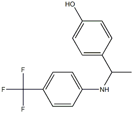 4-(1-{[4-(trifluoromethyl)phenyl]amino}ethyl)phenol