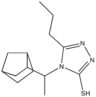 4-(1-{bicyclo[2.2.1]heptan-2-yl}ethyl)-5-propyl-4H-1,2,4-triazole-3-thiol