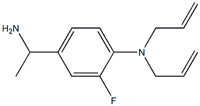 4-(1-aminoethyl)-2-fluoro-N,N-bis(prop-2-en-1-yl)aniline