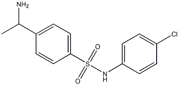 4-(1-aminoethyl)-N-(4-chlorophenyl)benzene-1-sulfonamide