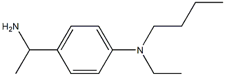 4-(1-aminoethyl)-N-butyl-N-ethylaniline 化学構造式