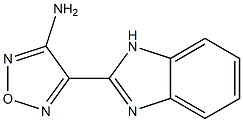 4-(1H-benzimidazol-2-yl)-1,2,5-oxadiazol-3-amine Structure