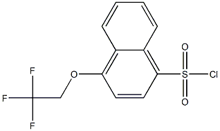 4-(2,2,2-trifluoroethoxy)naphthalene-1-sulfonyl chloride