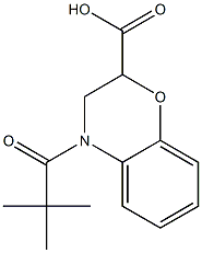 4-(2,2-dimethylpropanoyl)-3,4-dihydro-2H-1,4-benzoxazine-2-carboxylic acid