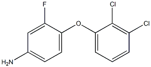 4-(2,3-dichlorophenoxy)-3-fluoroaniline 化学構造式