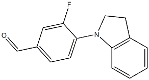  4-(2,3-dihydro-1H-indol-1-yl)-3-fluorobenzaldehyde