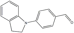4-(2,3-dihydro-1H-indol-1-yl)benzaldehyde,,结构式