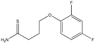 4-(2,4-difluorophenoxy)butanethioamide