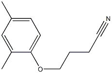 4-(2,4-dimethylphenoxy)butanenitrile 结构式