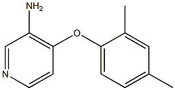 4-(2,4-dimethylphenoxy)pyridin-3-amine 化学構造式