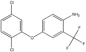 4-(2,5-dichlorophenoxy)-2-(trifluoromethyl)aniline Structure