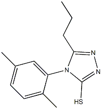 4-(2,5-dimethylphenyl)-5-propyl-4H-1,2,4-triazole-3-thiol|