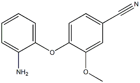  4-(2-aminophenoxy)-3-methoxybenzonitrile