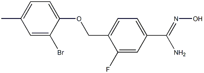 4-(2-bromo-4-methylphenoxymethyl)-3-fluoro-N