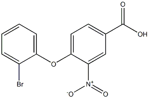 4-(2-bromophenoxy)-3-nitrobenzoic acid