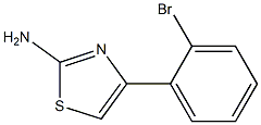 4-(2-bromophenyl)-1,3-thiazol-2-amine Structure