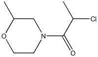 4-(2-chloropropanoyl)-2-methylmorpholine Struktur