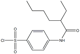 4-(2-ethylhexanamido)benzene-1-sulfonyl chloride