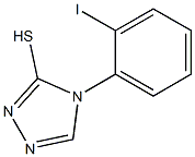 4-(2-iodophenyl)-4H-1,2,4-triazole-3-thiol Struktur