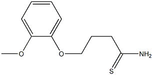 4-(2-methoxyphenoxy)butanethioamide Structure