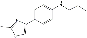 4-(2-methyl-1,3-thiazol-4-yl)-N-propylaniline