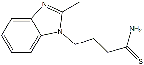 4-(2-methyl-1H-benzimidazol-1-yl)butanethioamide 结构式