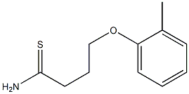 4-(2-methylphenoxy)butanethioamide Struktur