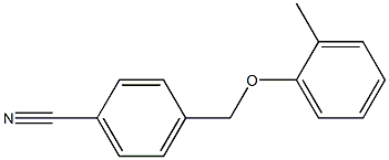 4-(2-methylphenoxymethyl)benzonitrile Structure