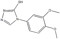 4-(3,4-dimethoxyphenyl)-4H-1,2,4-triazole-3-thiol Structure