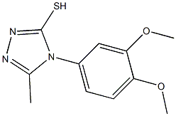4-(3,4-dimethoxyphenyl)-5-methyl-4H-1,2,4-triazole-3-thiol