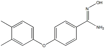 4-(3,4-dimethylphenoxy)-N'-hydroxybenzene-1-carboximidamide|