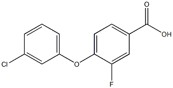 4-(3-chlorophenoxy)-3-fluorobenzoic acid