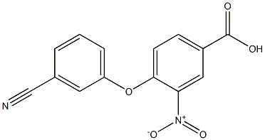 4-(3-cyanophenoxy)-3-nitrobenzoic acid