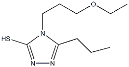 4-(3-ethoxypropyl)-5-propyl-4H-1,2,4-triazole-3-thiol Structure