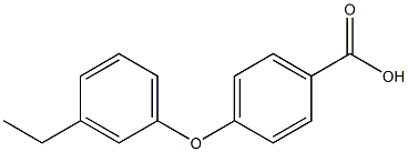 4-(3-ethylphenoxy)benzoic acid Structure