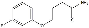 4-(3-fluorophenoxy)butanethioamide Structure