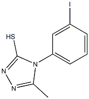 4-(3-iodophenyl)-5-methyl-4H-1,2,4-triazole-3-thiol