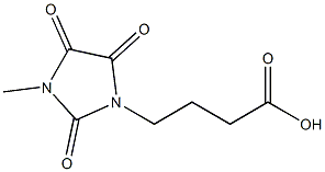 4-(3-methyl-2,4,5-trioxoimidazolidin-1-yl)butanoic acid