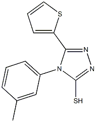 4-(3-methylphenyl)-5-(thiophen-2-yl)-4H-1,2,4-triazole-3-thiol